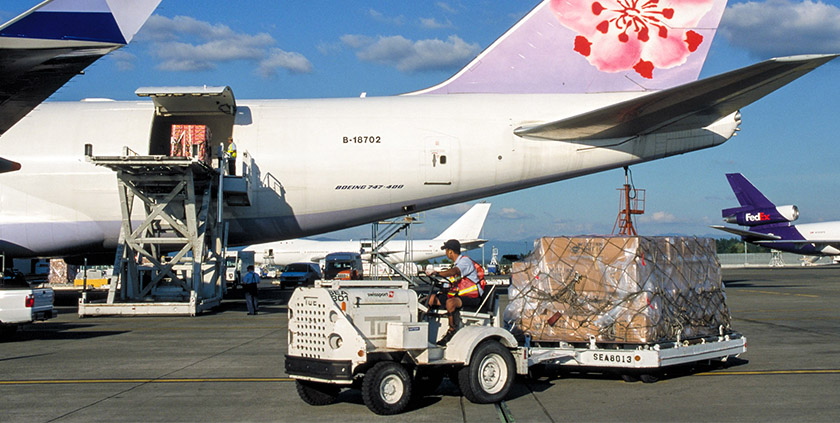 Air freight is the fastest shipping solution